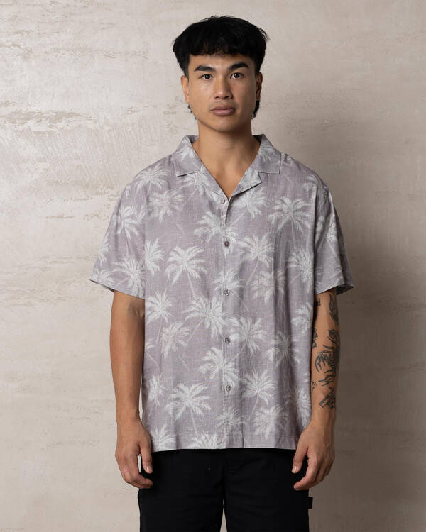 Silent Theory Spike Palm Short Sleeve Shirt for Mens