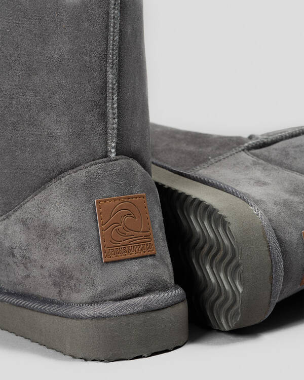Jacks Mammoth Grey Boots for Mens