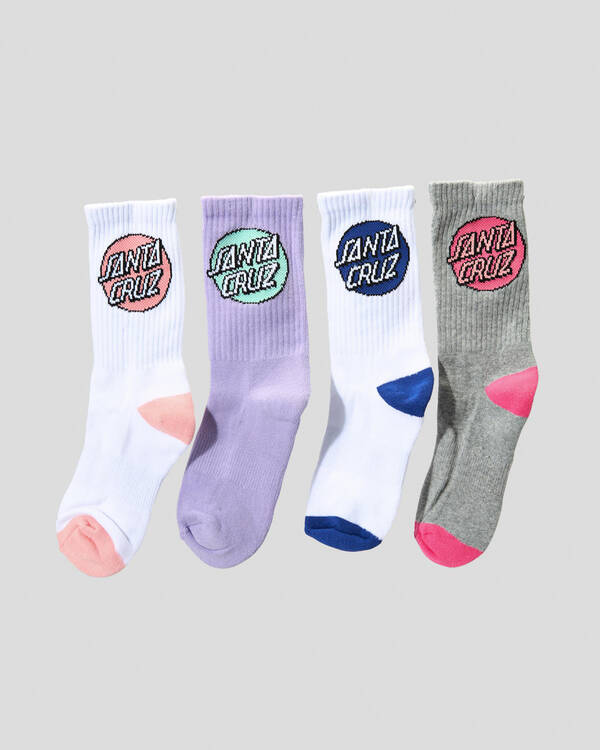 Santa Cruz Girl's Other Dot Crew Sock Pack for Womens
