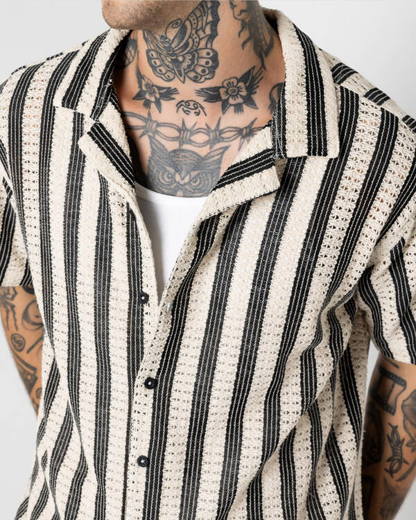 Silent Theory Costa Short Sleeve Shirt for Mens