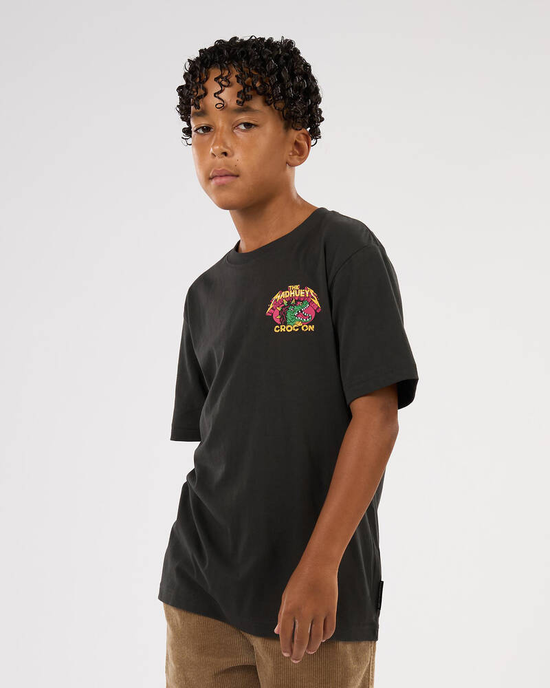The Mad Hueys Boys' Croc On T-Shirt for Mens