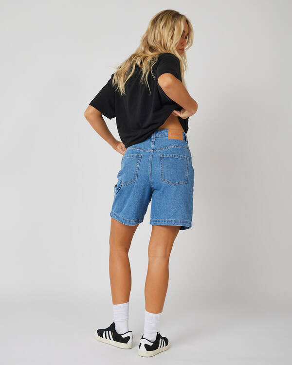 Afends Emilie- Denim Workwear Short for Womens