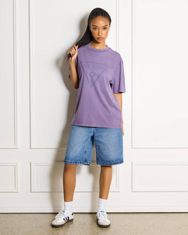 GUESS Vintage Triangle T-Shirt for Womens