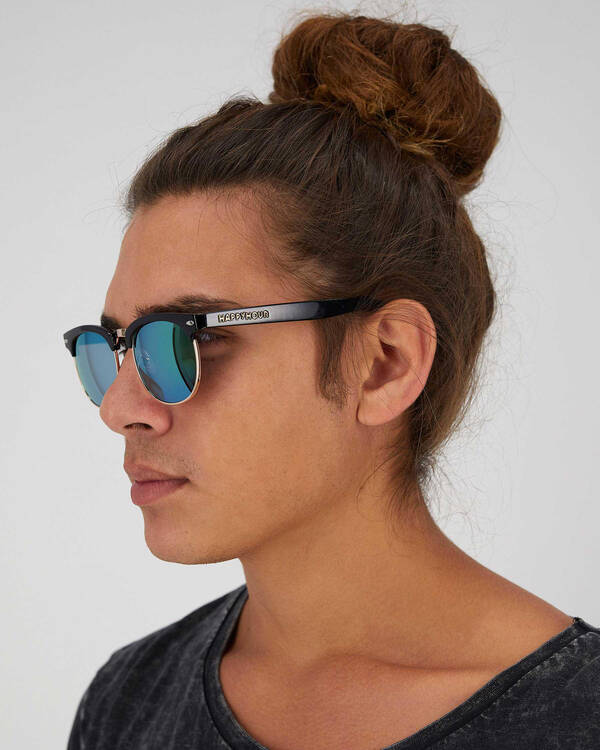 Happy Hour G2's Black Gold Mirror Sunglasses for Mens