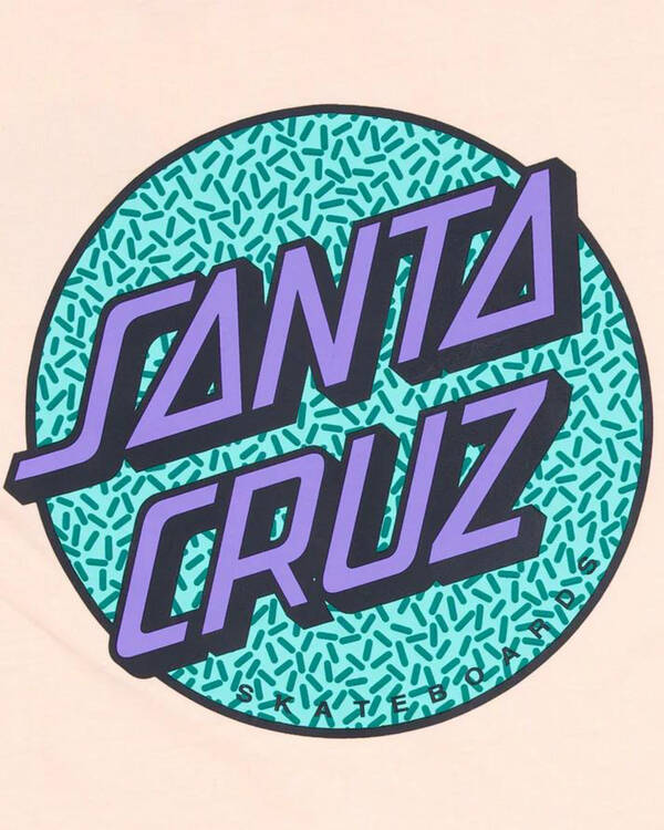 Santa Cruz Girls' Sprinkle Dot Long Sleeve T-Shirt for Womens