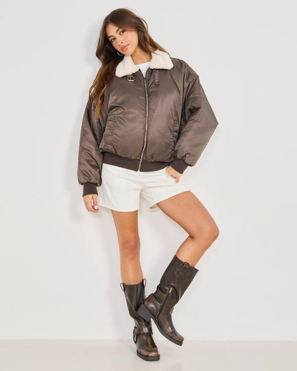 Ava And Ever Malibu Bomber Jacket for Womens