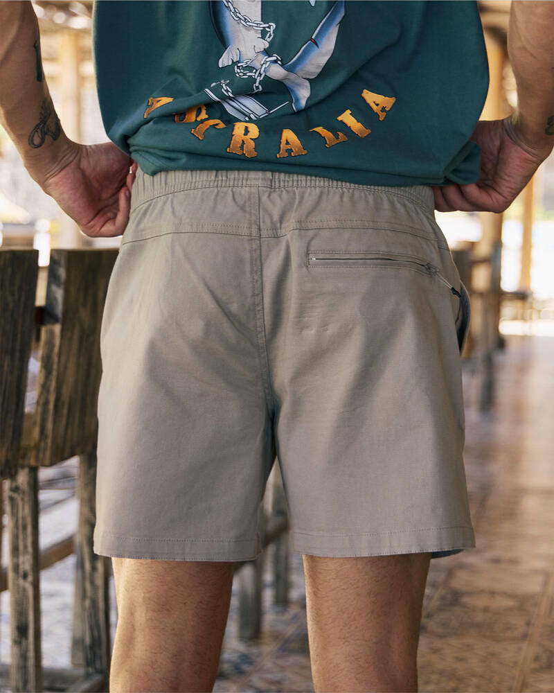 Salty Life Vision Elastic Waist Shorts for Mens