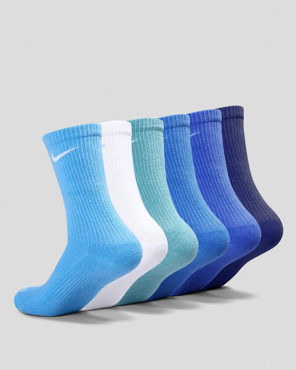 Nike Women's Everyday Plus Cushioned Training Crew Sock Pack for Womens