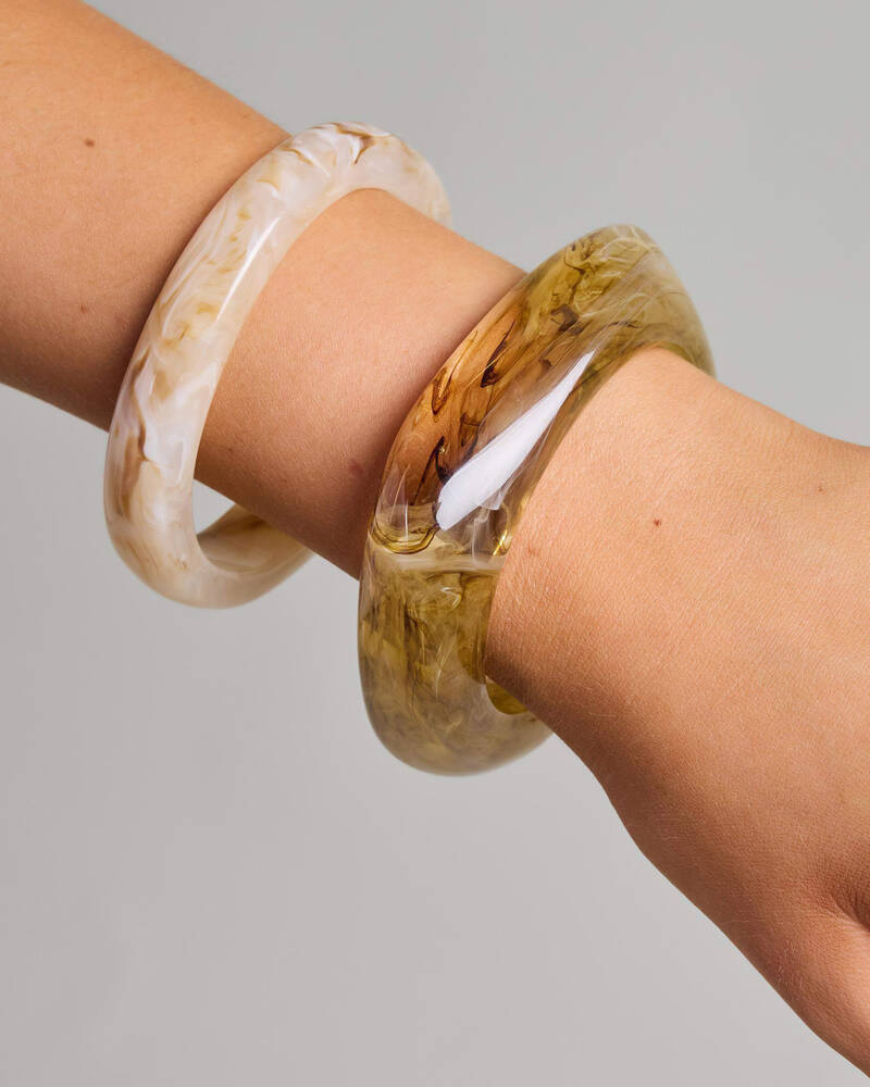 Karyn In LA Marnee Resin Bangle Pack for Womens