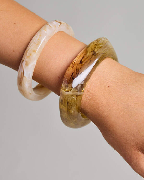 Karyn In LA Marnee Resin Bangle Pack for Womens