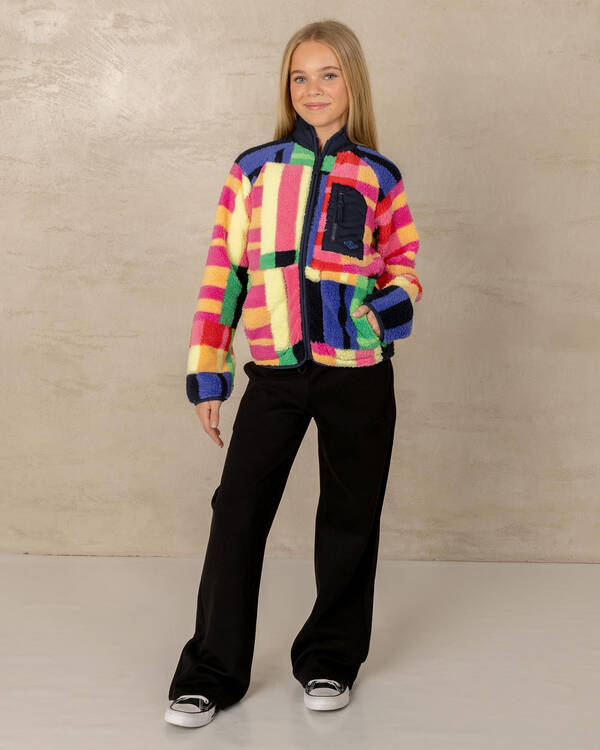 Rip Curl Girls' Las Dalias Polar Fleece Sweatshirt for Womens