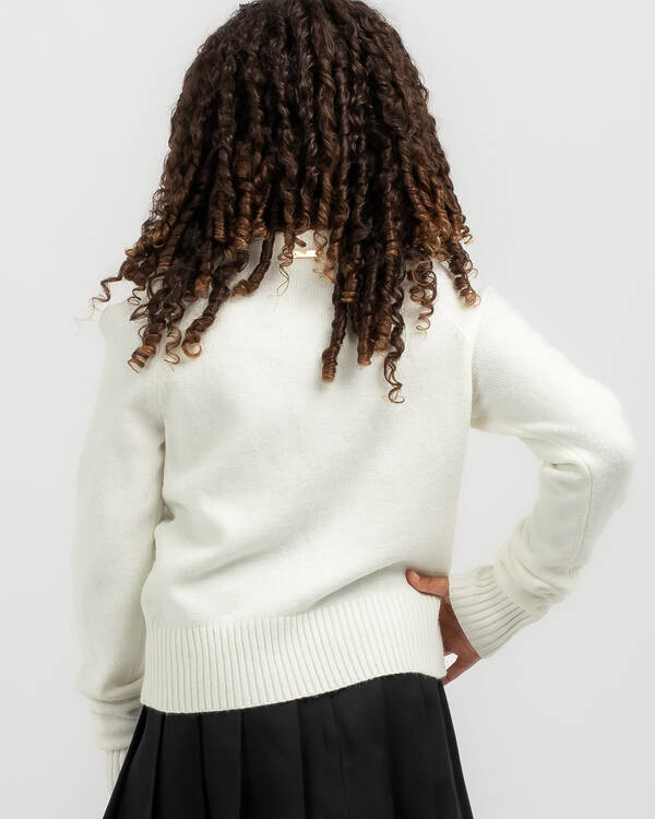 Mooloola Girls' Basic Crew Neck Knit Jumper for Womens
