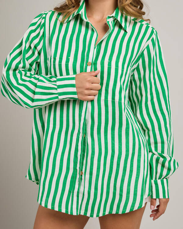 Billabong Kelly Stripe Swell Shirt for Womens
