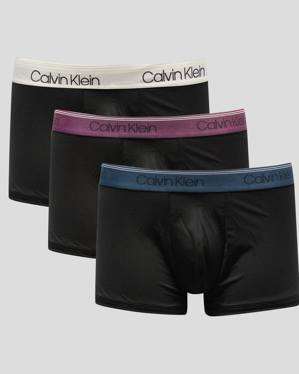 Calvin Klein Micro Stretch Low Rise Trunks 3 Pack for Mens