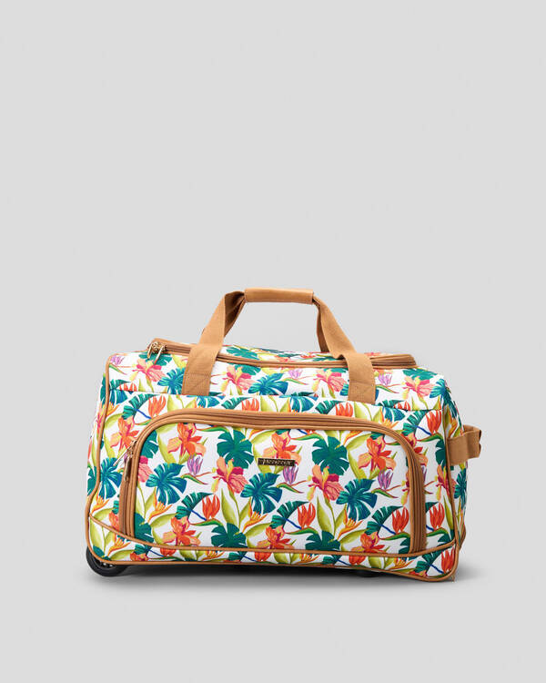 Mooloola Bloom Small Wheeled Travel Bag for Womens