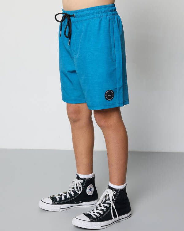 Skylark Boys' Solid Elastic Waist Shorts for Mens
