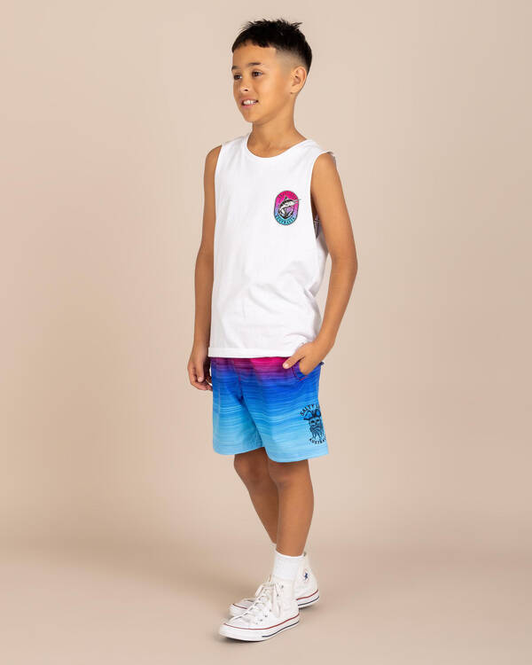 Salty Life Boys' Unite Elastic Waist Shorts for Mens