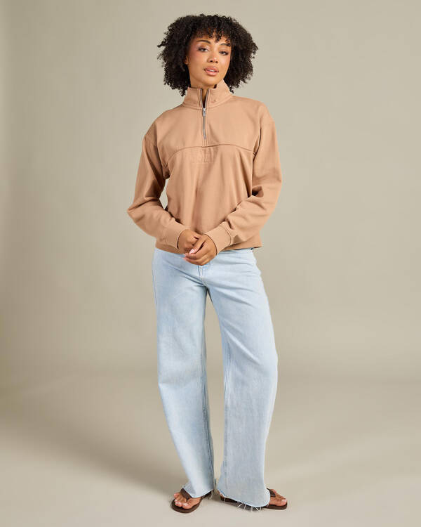 Roxy Our Town Zip Through Sweatshirt for Womens