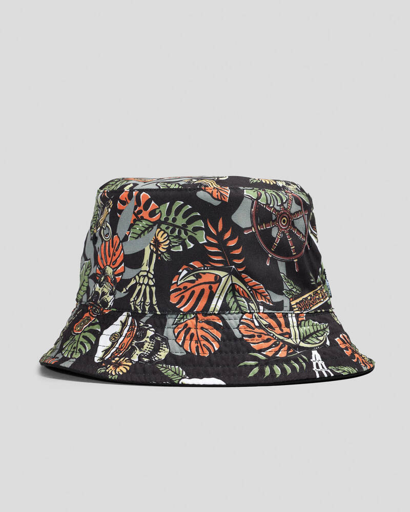The Mad Hueys The Island Captain Reversible Bucket Hat for Mens
