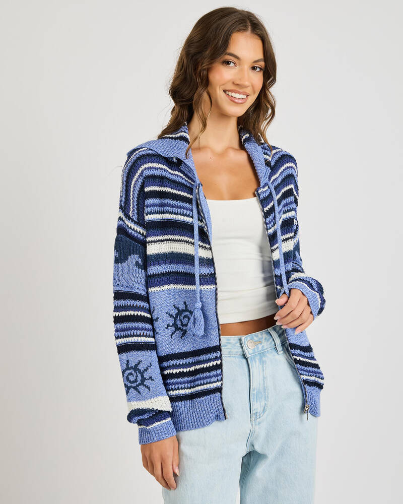 Mooloola Bindi Hooded Knit Jumper for Womens