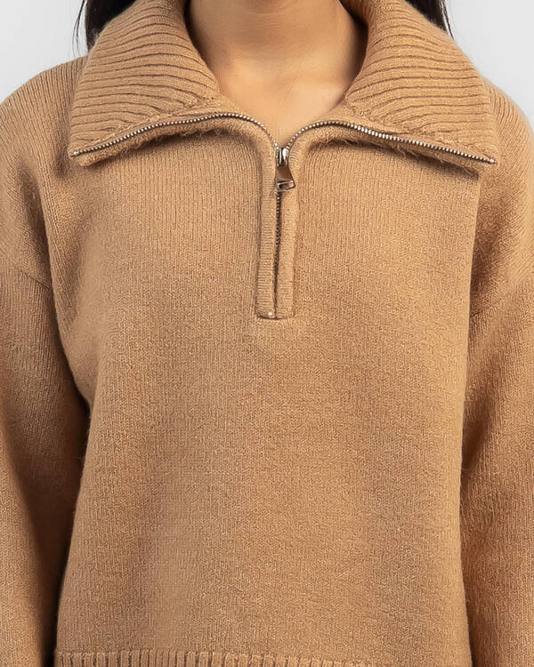 Ava And Ever Girls' Stanford Collared Knit Jumper for Womens
