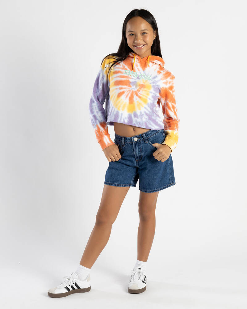 Santa Cruz Girl's SC Tropic Strip Front Hoodie for Womens