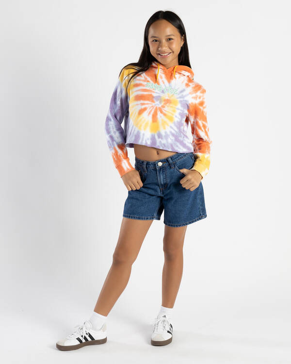 Santa Cruz Girl's SC Tropic Strip Front Hoodie for Womens