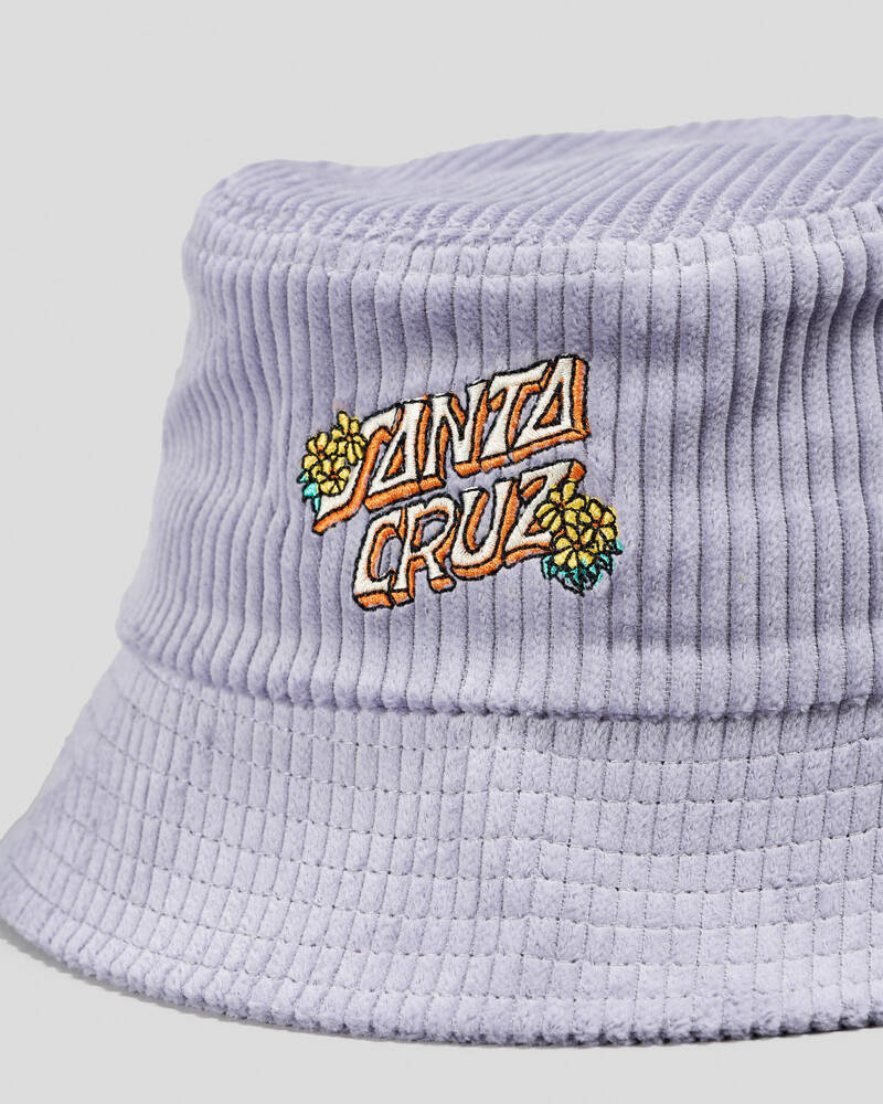 Santa Cruz Girls' Aloha Stack Bucket Hat for Womens