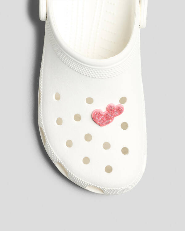 Crocs Glitter Heart Duo Jibbitz for Mens