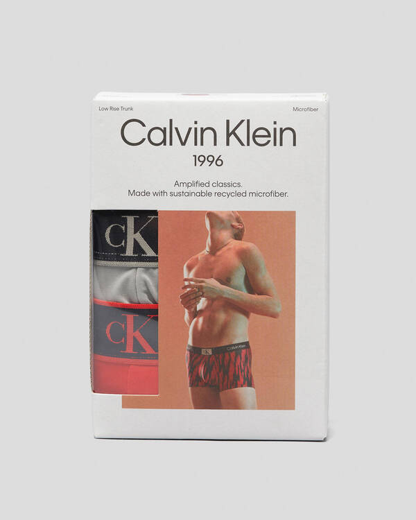 Calvin Klein 96 Micro Low Rise Trunks 3 Pack for Mens