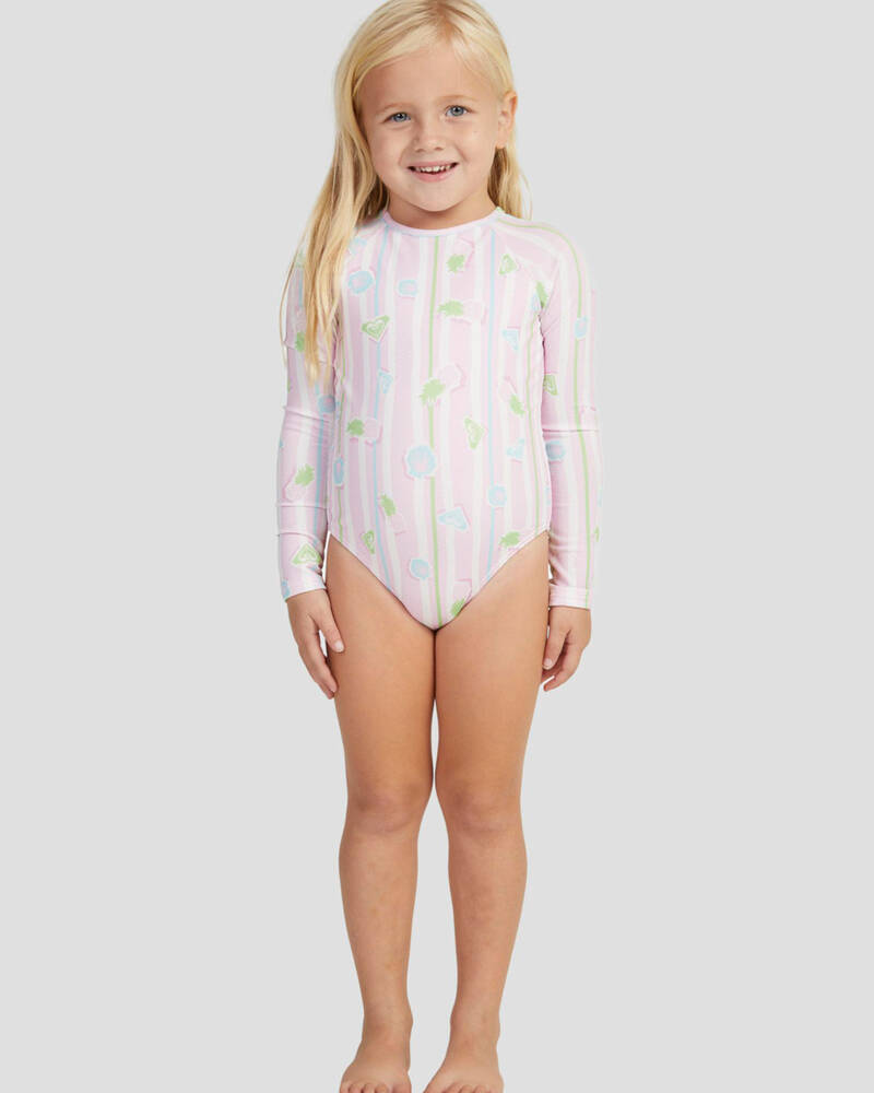 Roxy Toddlers' Pineapple Line Long Sleeve Surfsuit for Womens