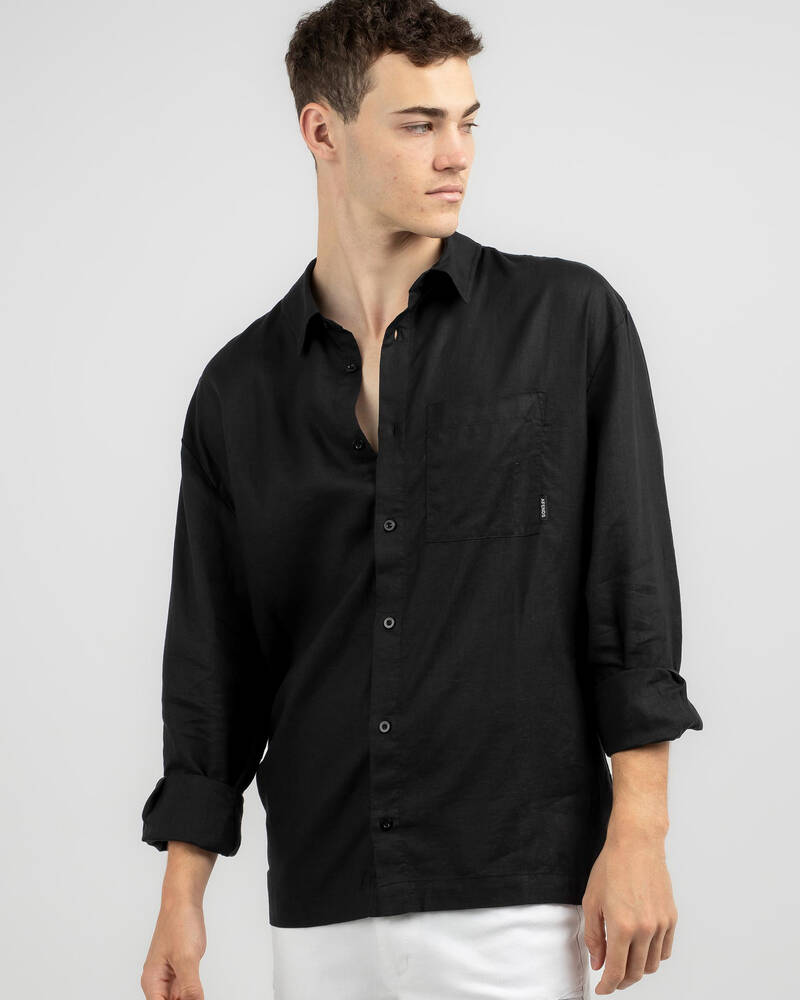 Afends Everyday Hemp Long Sleeve Shirt for Mens