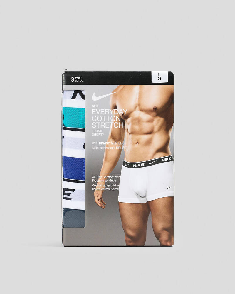 Nike Everyday Cotton Stretch Trunk 3 Pack for Mens