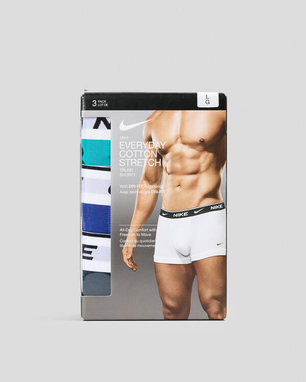 Nike Everyday Cotton Stretch Trunk 3 Pack for Mens