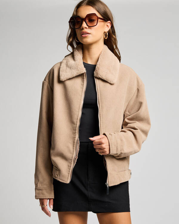 Ava And Ever Wolf Cord Jacket for Womens