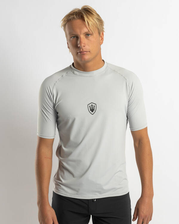 Far King Relaxed Fit Short Sleeve Rash Vest for Mens