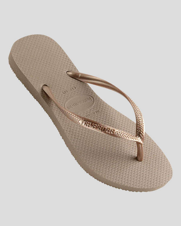 Havaianas Slim Metallic Thongs for Womens
