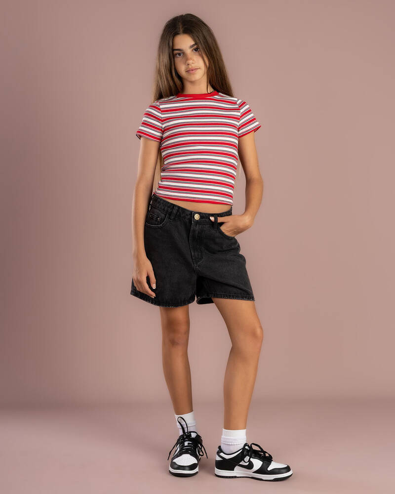 Mooloola Girls' Stripe Tee for Womens