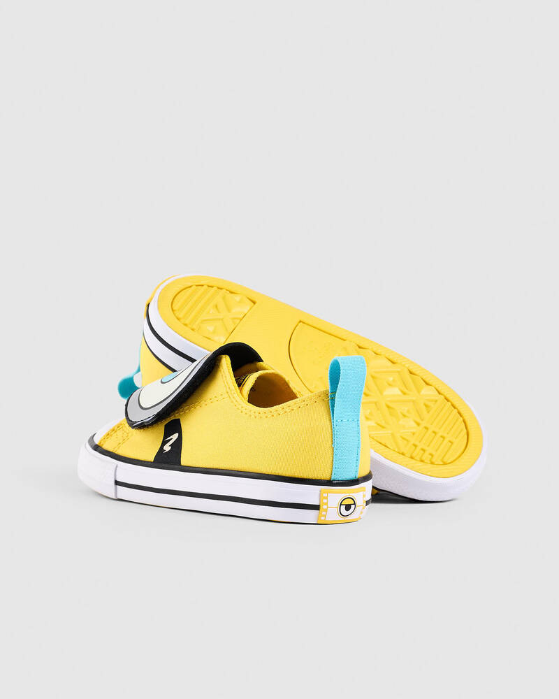 Converse Toddlers' Minions Chuck Taylor All Star One Strap Shoes for Unisex