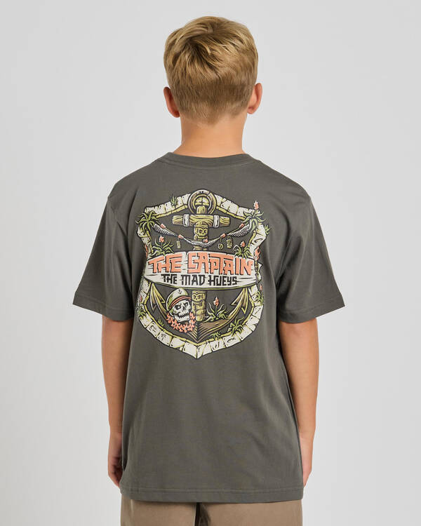 The Mad Hueys Boys' The Tiki Captain T-Shirt for Mens