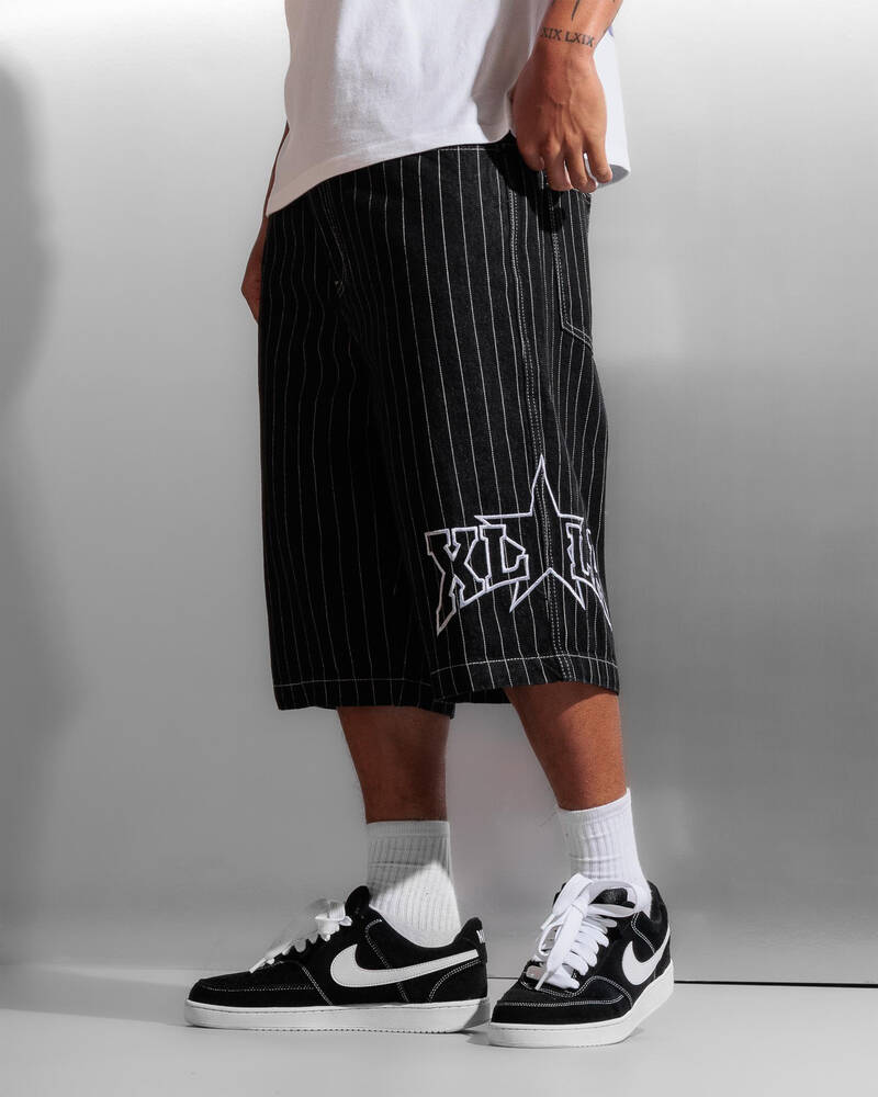 XLarge LA Star Baggy Bull Denim Shorts for Mens