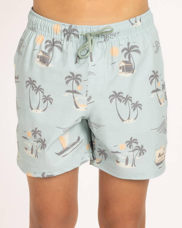 Skylark Boys' Haze Elastic Waist Shorts for Mens