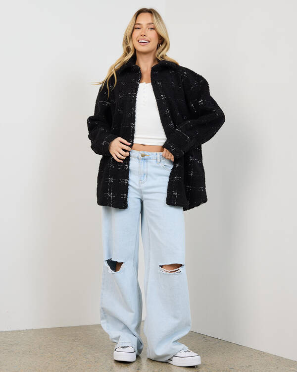 Rusty Alma Sherpa Jacket for Womens
