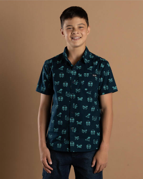 Skylark Boys' Helmsman Short Sleeve Shirt for Mens