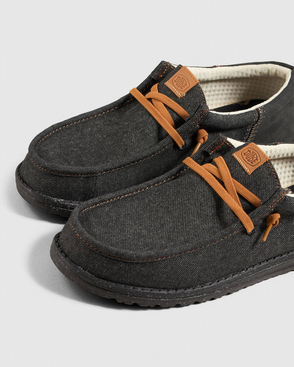 HEYDUDE Wally Funk Denim Shoes for Mens