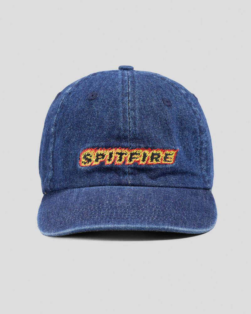 Spitfire Flames Script Strapback Cap for Mens