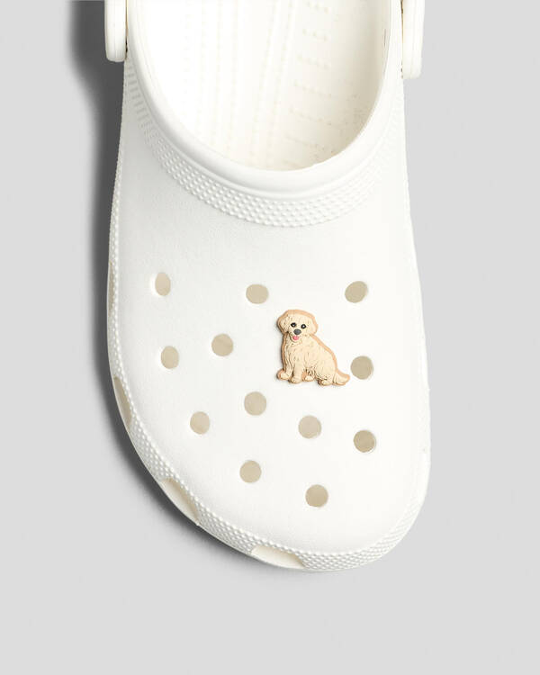 Crocs Golden Retriever Puppy Jibbitz for Unisex