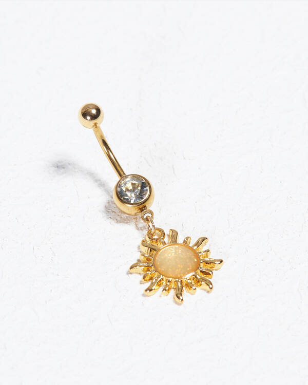 Karyn In LA Sun Charm Belly Ring Pack for Womens