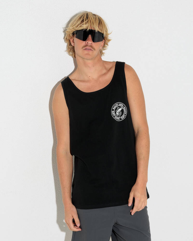 Salty Life Once Bitten Singlet for Mens