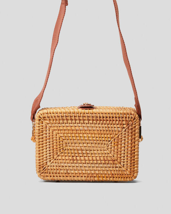 Mooloola Cleo Straw Crossbody Bag for Womens